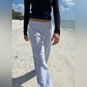 Brandy Melville light silver gray Anastasia sweatpants